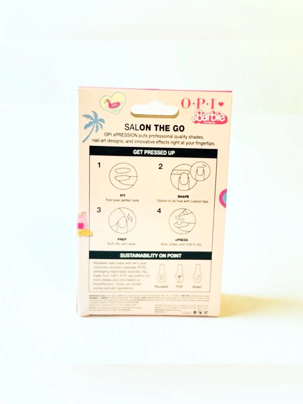 OPI x Barbie xPRESS/On Press On Nails Barbie Dreamhouse